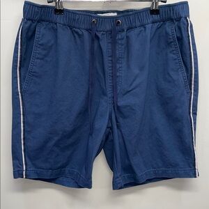 Original Weatherproof Vintage Cotton Chino Side Stripe Drawstring Shorts L